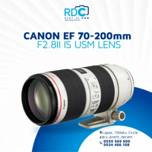 CANON EF 70-200 mm F2.8 IS II USM LENS