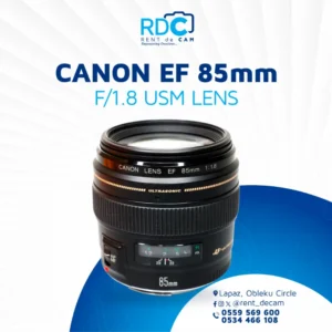 Canon EF 85mm f/1.8 USM Lens
