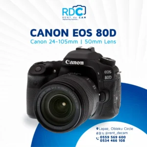 CANON EOS 80D + lens