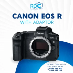 CANON EOS R with Adaptor