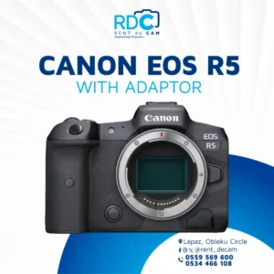 CANON EOS R5 WITH Adaptor
