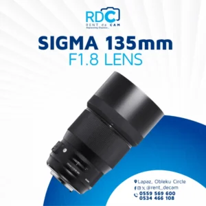 SIGMA 135mm F1.8 LENS