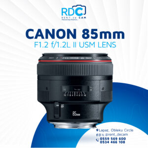 Canon 85mm F/1.2 L II USM Lens