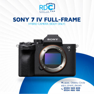 Sony A7 IV with Adapter